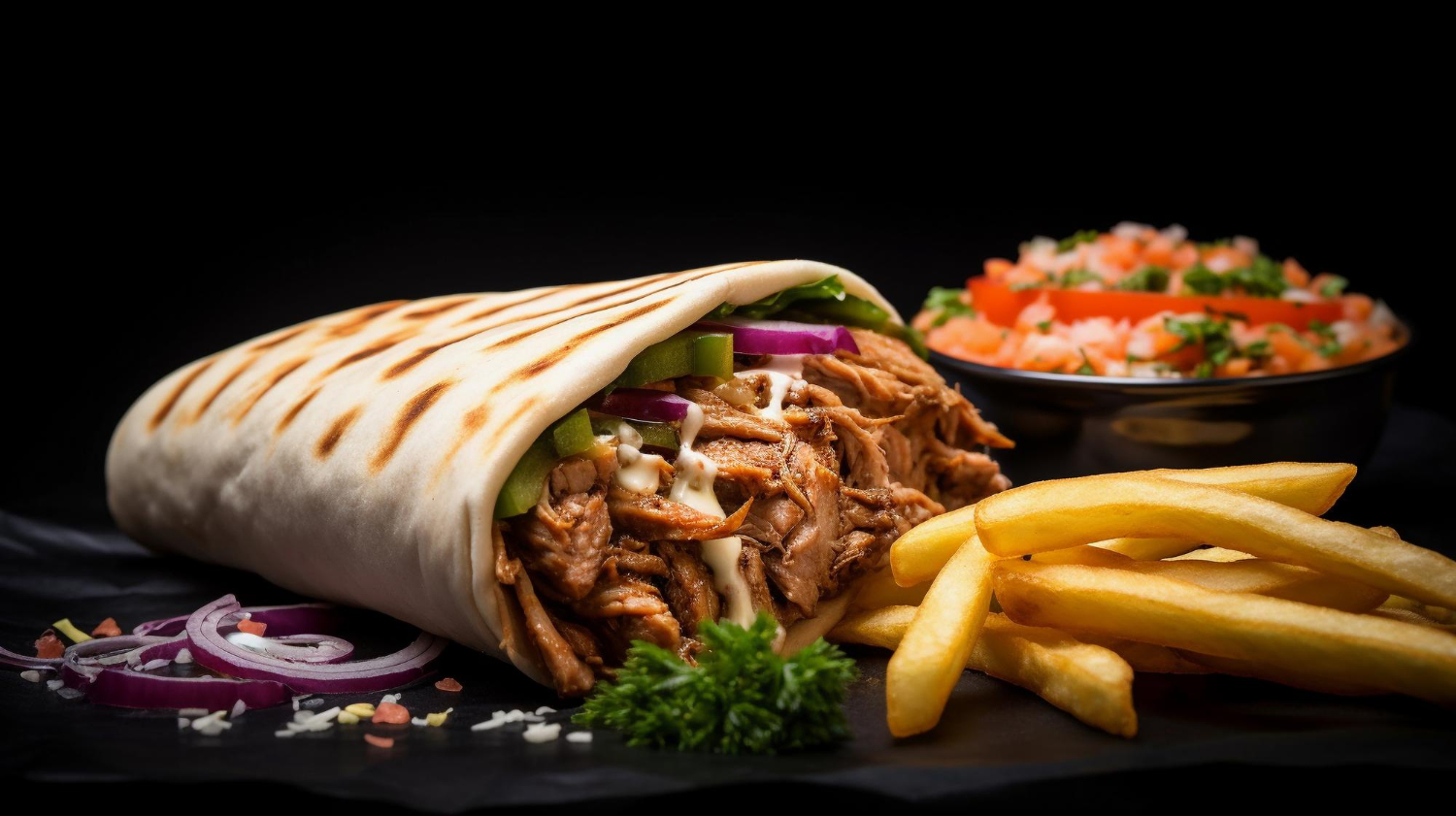 Frischer Döner Kebab in Meilen